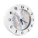 Grey Marble Print Alarm Clock