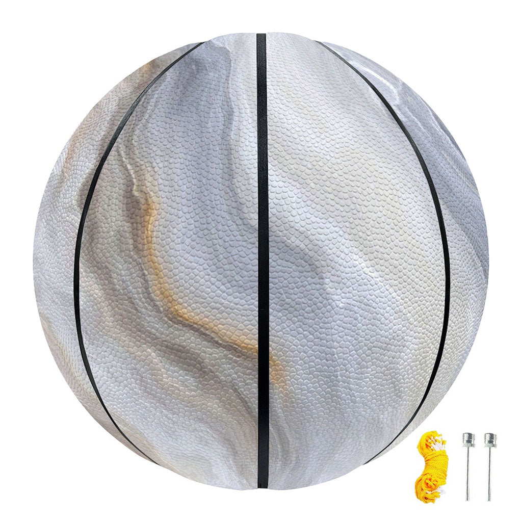 Grey Marble Print Basketball