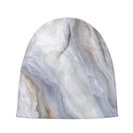Grey Marble Print Beanie