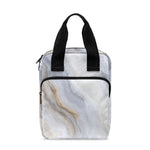 Grey Marble Print Bible Tote Bag