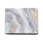 Grey Marble Print Bifold Wallet