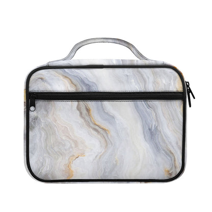 Grey Marble Print Briefcase Bible Bag