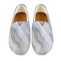 Grey Marble Print Casual Shoes