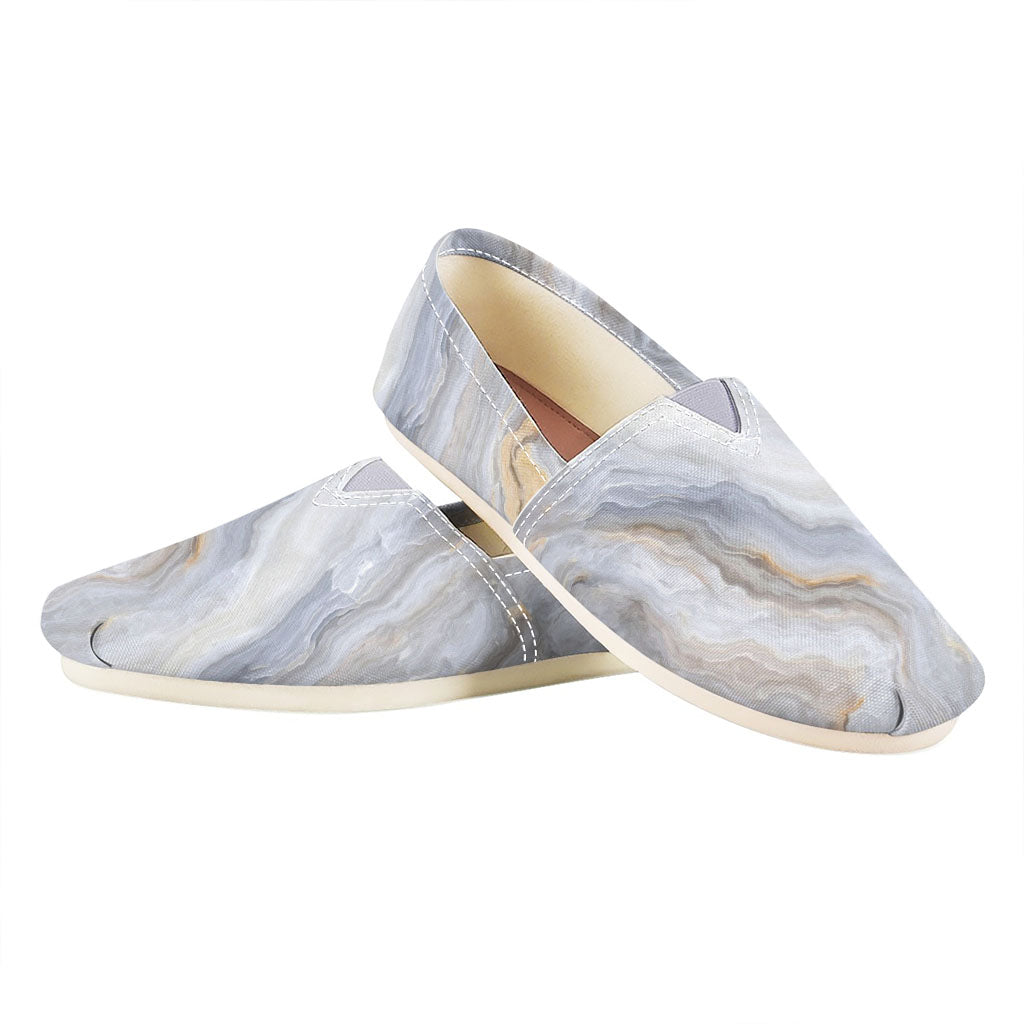 Grey Marble Print Casual Shoes