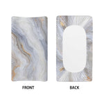 Grey Marble Print Changing Pad Cover