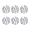 Grey Marble Print Coaster Set