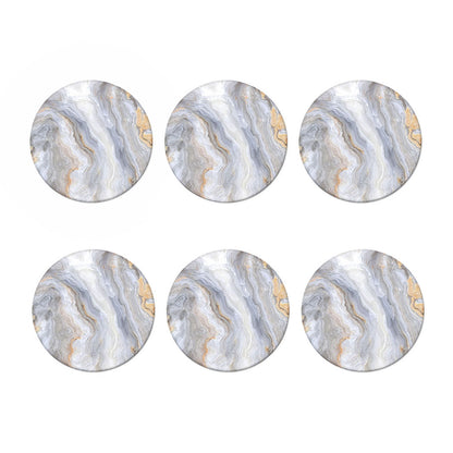 Grey Marble Print Coaster Set