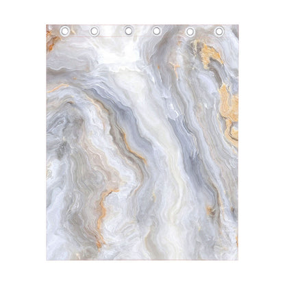 Grey Marble Print Curtain