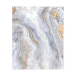 Grey Marble Print Curtain