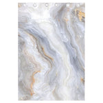 Grey Marble Print Curtain