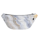 Grey Marble Print Fanny Pack