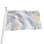 Grey Marble Print Flag