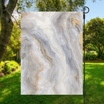 Grey Marble Print Garden Flag