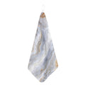 Grey Marble Print Hand Towel
