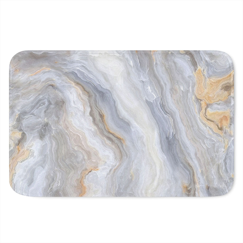 Grey Marble Print Indoor Door Mat