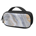 Grey Marble Print Portable Cooler Travel Case