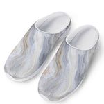 Grey Marble Print Mesh Casual Shoes