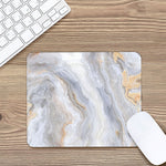 Grey Marble Print Mouse Pad