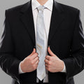 Grey Marble Print Necktie