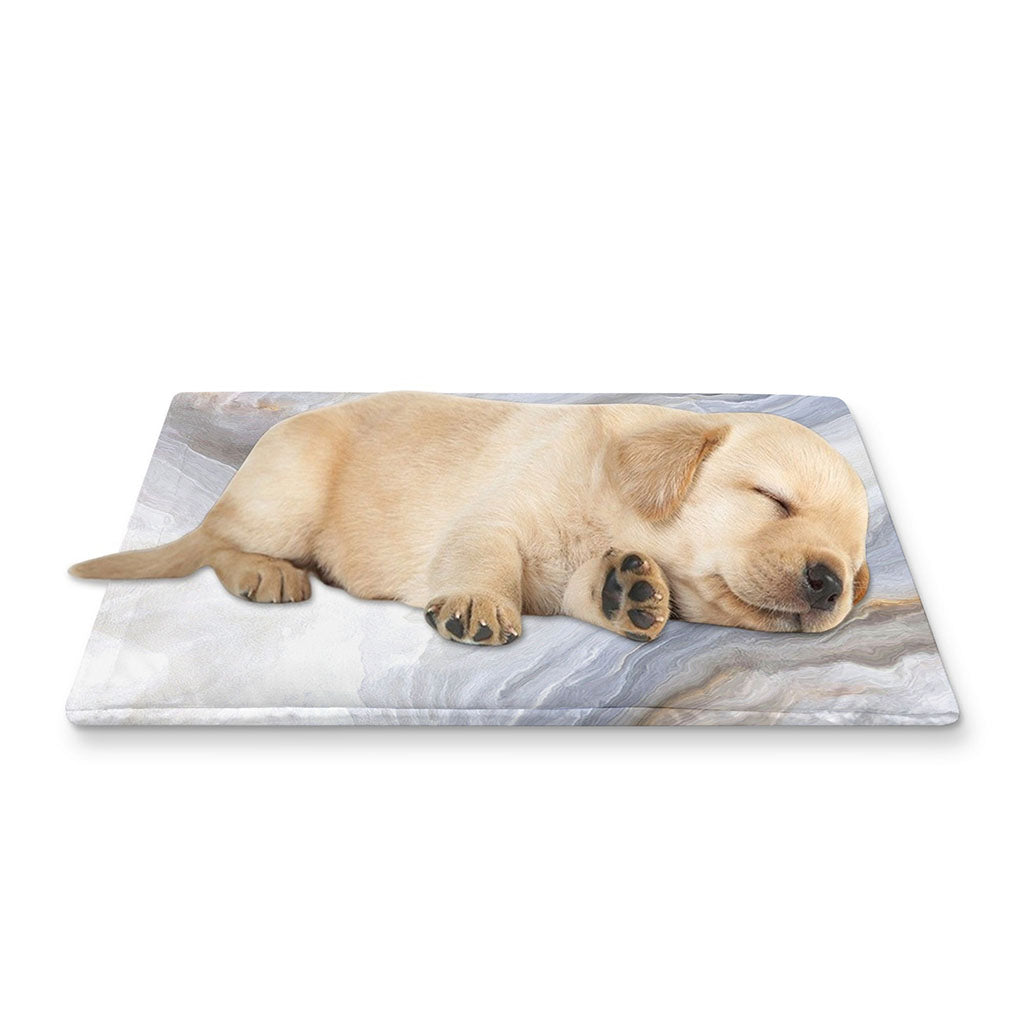 Grey Marble Print Pet Cooling Mat Cover