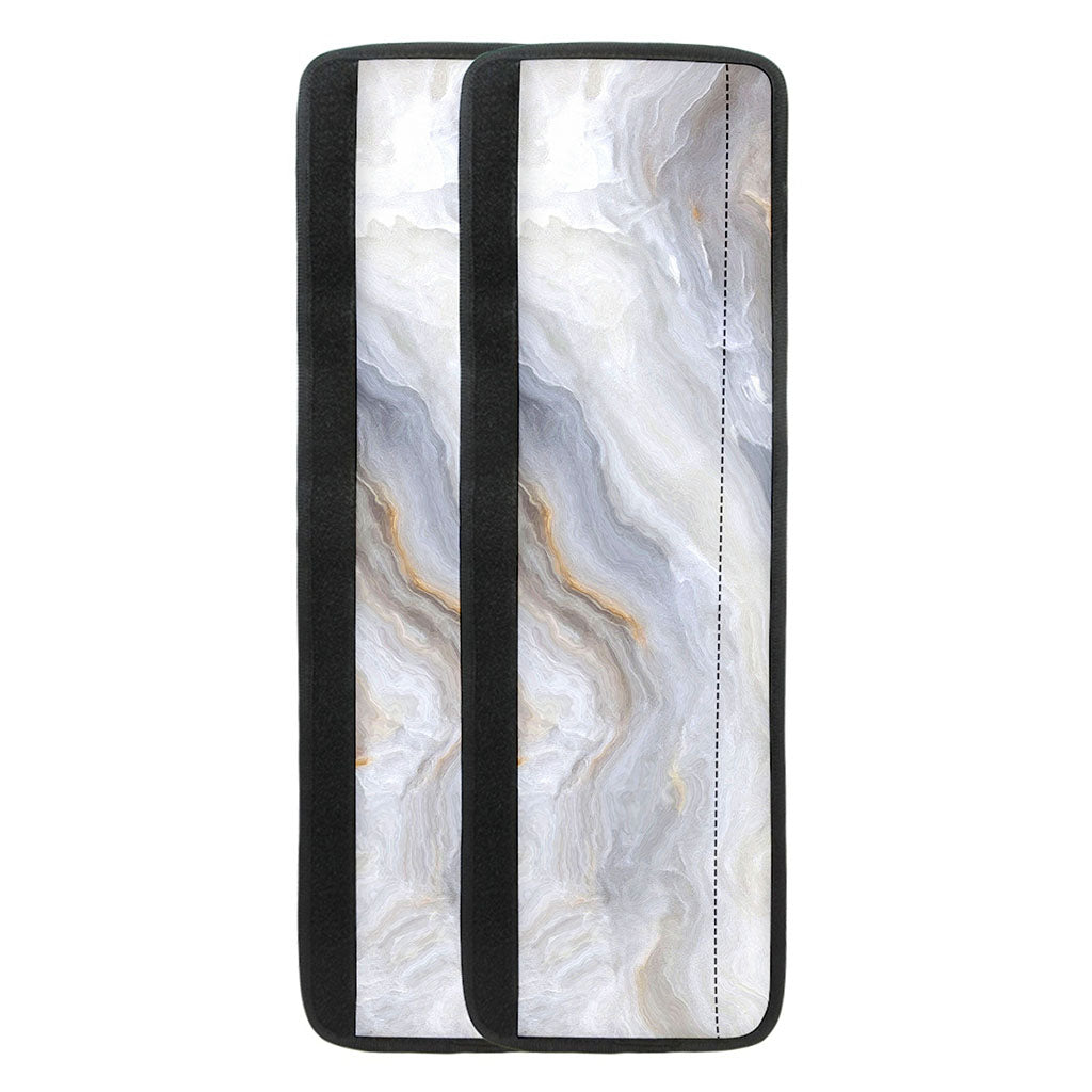 Grey Marble Print Refrigerator Handle Covers