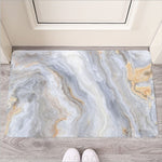 Grey Marble Print Rubber Doormat