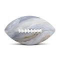 Grey Marble Print Rugby Ball