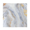 Grey Marble Print Silk Bandana