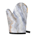 Grey Marble Print Single Oven Mitt