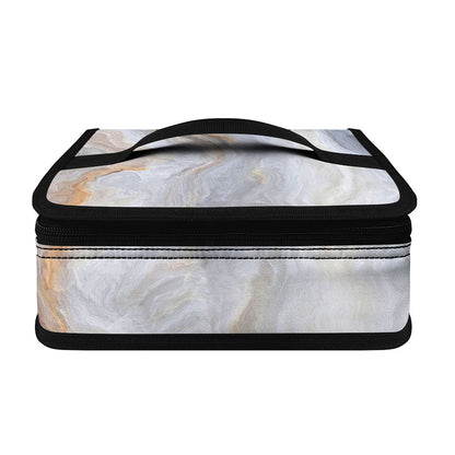Grey Marble Print Small Lunch Bag