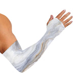 Grey Marble Print Sun Protection Arm Sleeves
