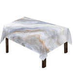 Grey Marble Print Tablecloth