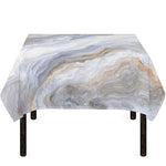 Grey Marble Print Tablecloth