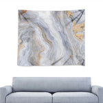 Grey Marble Print Tapestry