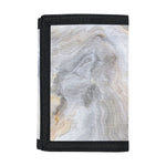 Grey Marble Print Trifold Wallet