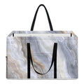 Grey Marble Print Utility Tote Bag
