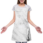 Grey Marble Stone Print Adjustable Apron