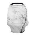 Grey Marble Stone Print Baby Seat Cover