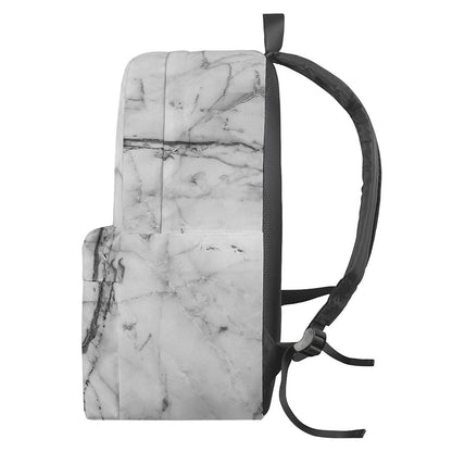 Grey Marble Stone Print Backpack