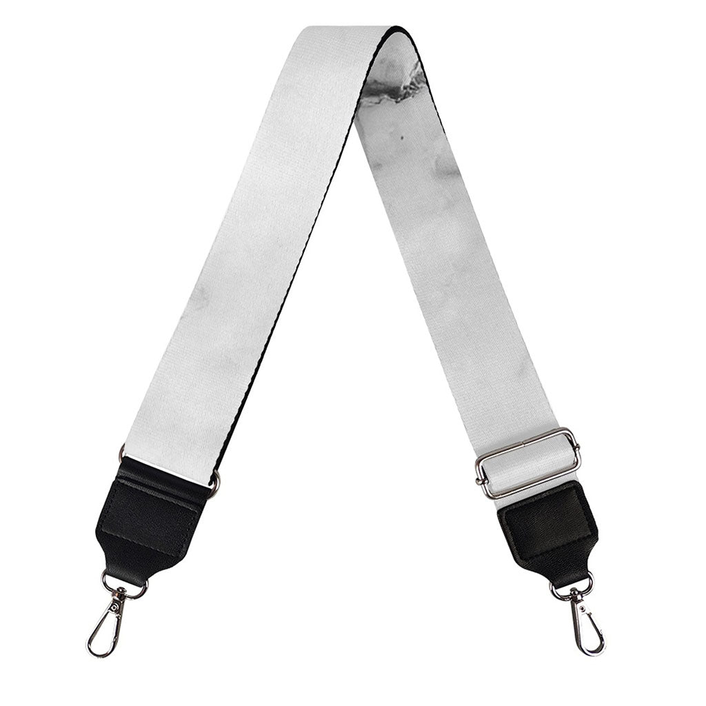 Grey Marble Stone Print Bag Strap