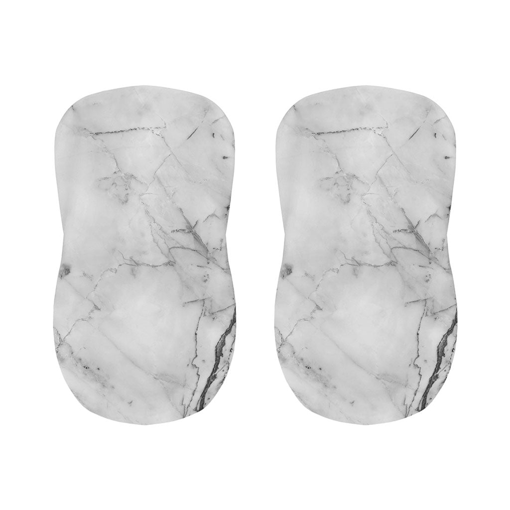 Grey Marble Stone Print Bar Stool Covers