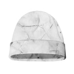 Grey Marble Stone Print Beanie