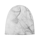 Grey Marble Stone Print Beanie
