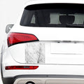 Grey Marble Stone Print Car Sticker