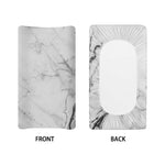 Grey Marble Stone Print Changing Pad Cover