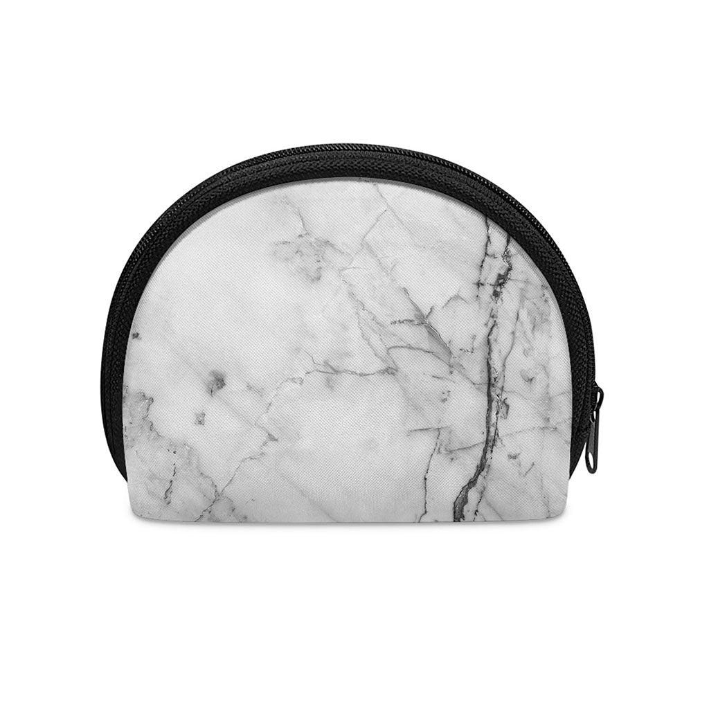 Grey Marble Stone Print Coin Purse