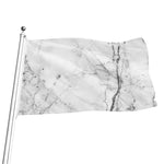 Grey Marble Stone Print Flag