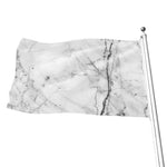 Grey Marble Stone Print Flag