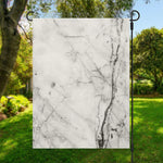 Grey Marble Stone Print Garden Flag