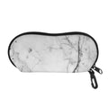 Grey Marble Stone Print Glasses Case